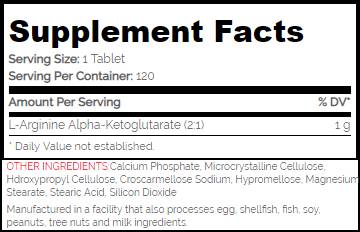 AAKG 1000 mg - 120 Compresse