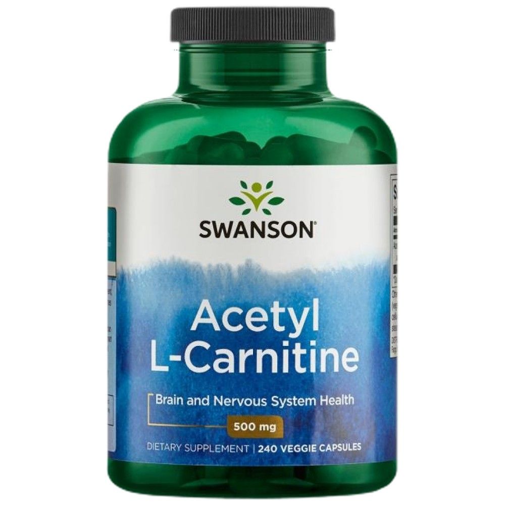 Acetil L -carnitina 500 mg - 240 capsule