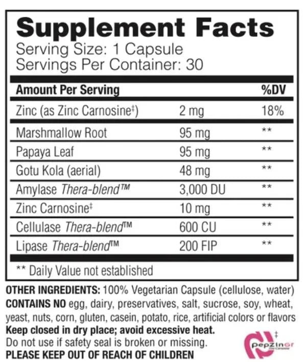 Acid Soothe | con Marshmallow & Papaya - 30 capsule