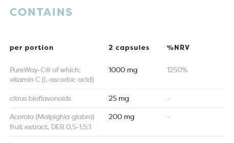 Active C 1000 mg | PureWay-C® con bioflavonoidi di agrumi & Acerola - 120 capsule