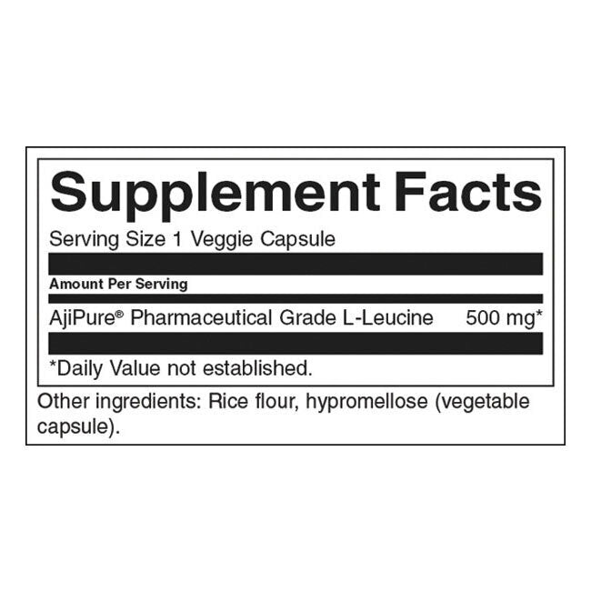 AjiPure L-Leucina - Grado farmaceutico 500 mg - 60 capsule