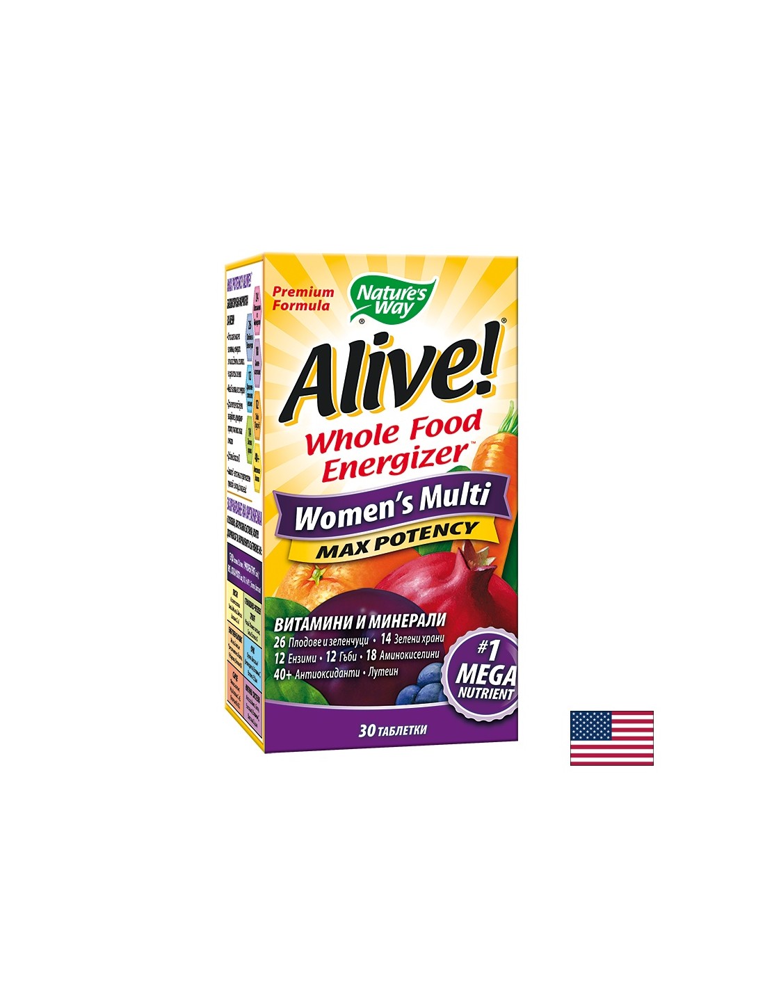 <tc>Alive</tc>! Multivitaminico per donna - 30 compresse