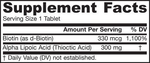 Sostegno alfa lipoico 300 mg - 120 Compresse