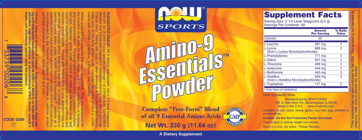Amino-9 Essentials - 330 grammi