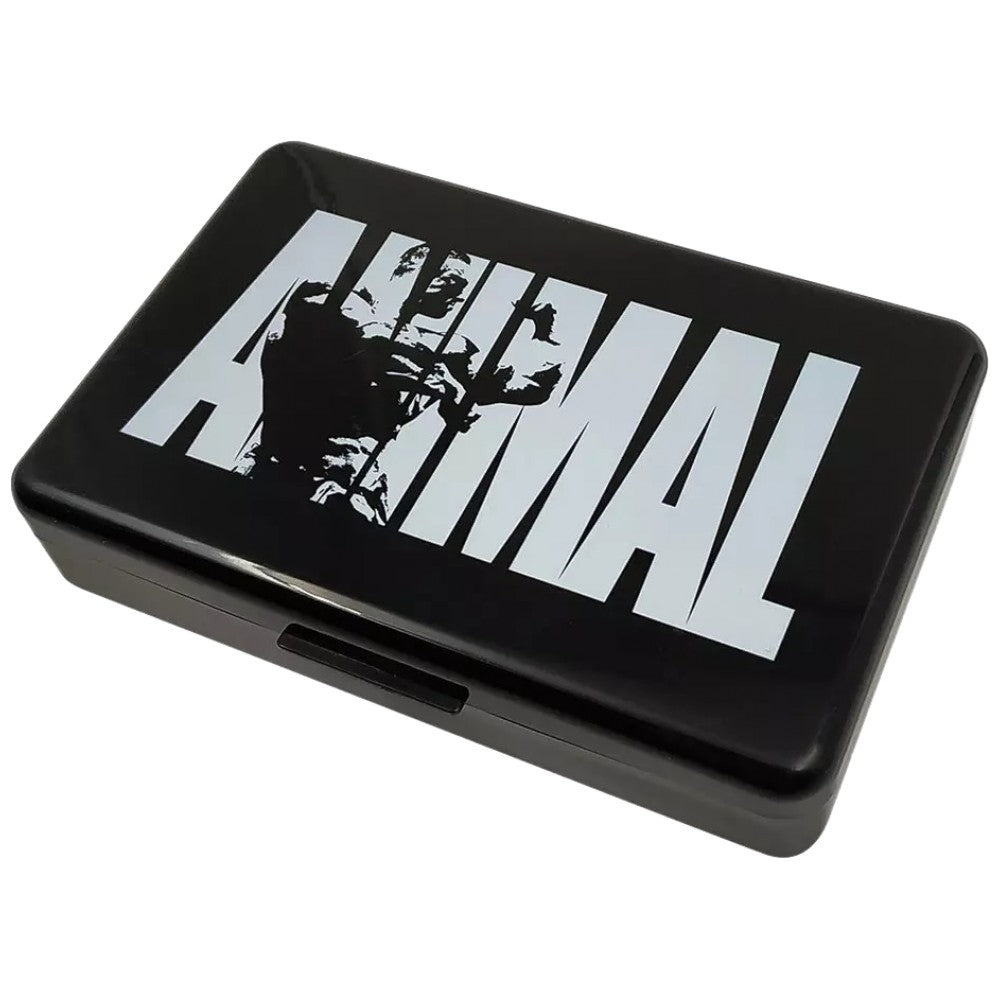 Portapillole con animali/Nero