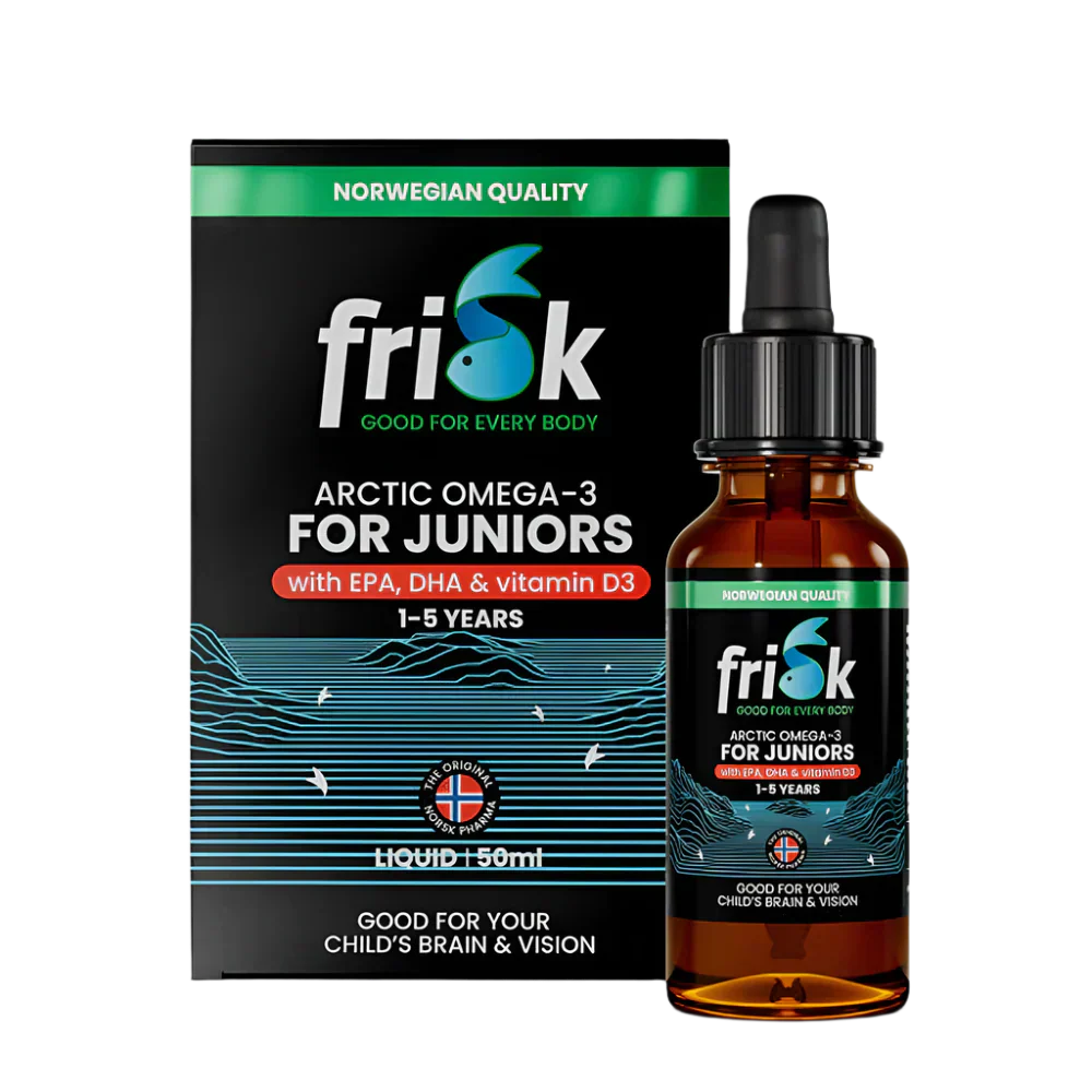Arctic Kids – Omega-3 per bambini – Pesce selvatico dalla Norvegia/Gusto limone – 50 ml