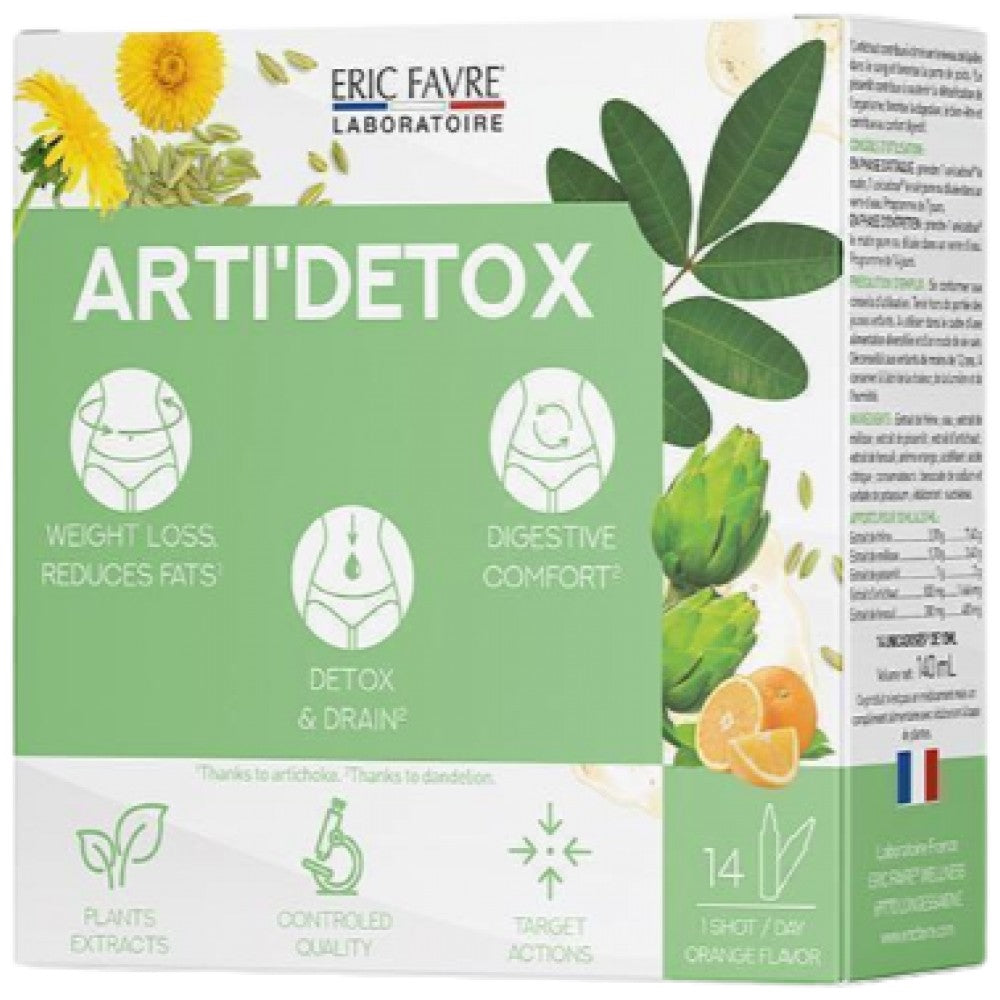 Arti Detox | Programma Detossinante al Carciofo - 14 x 10 ml
