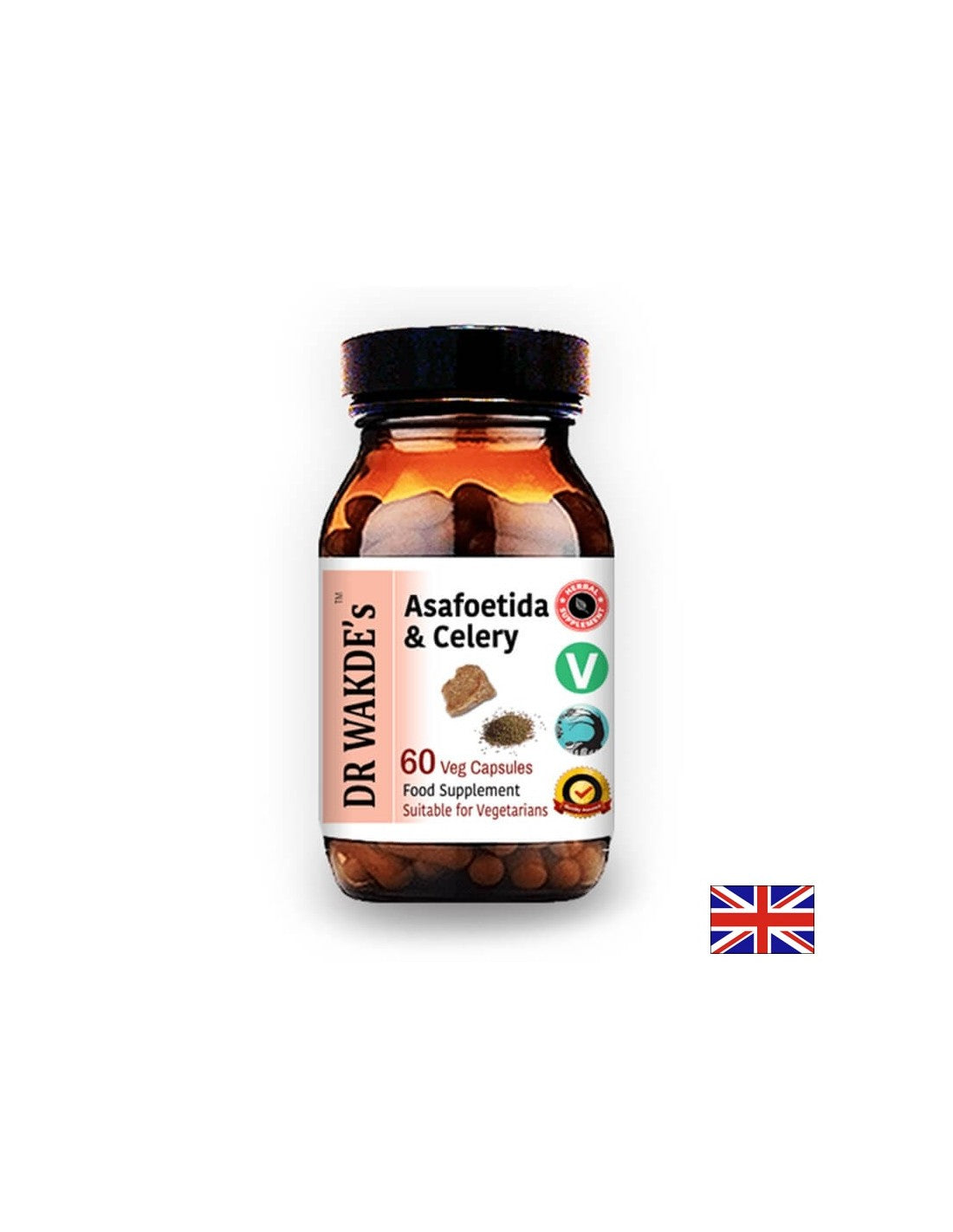 Assafetida & Sedano - lenisce il sistema digestivo e nervoso, 60 capsule