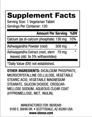 Ashwagandha 572 mg/120 compresse