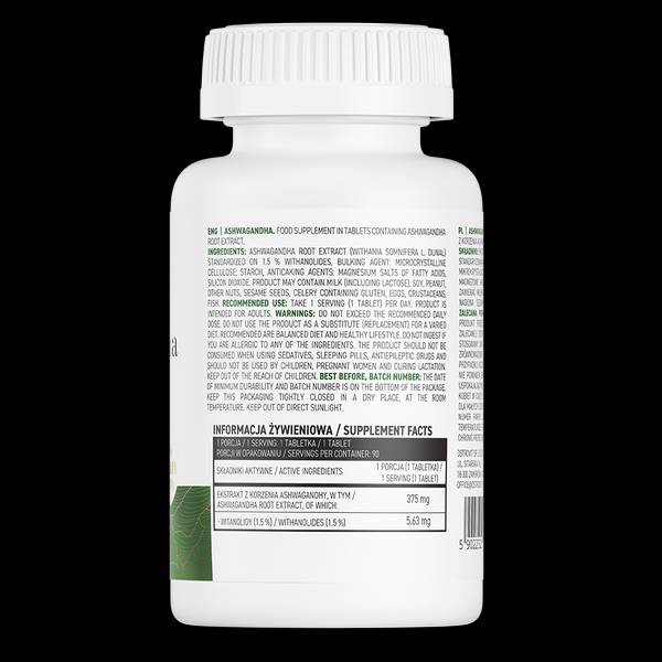 Estratto di Ashwagandha 375 mg - 200 Compresse