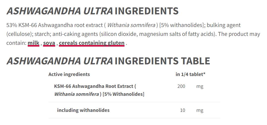 Ashwagandha Ultra 200 mg - 60 compresse