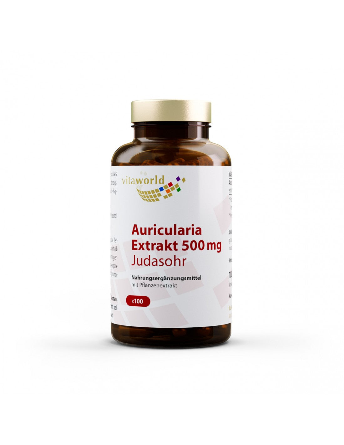 Auricularia (Judasohr) extrakt/Auricularia (Judasohr) 500 mg, 100 capsule