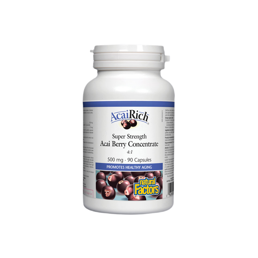 Concentrati di bacche di acai 4: 1 500 mg - 90 capsule
