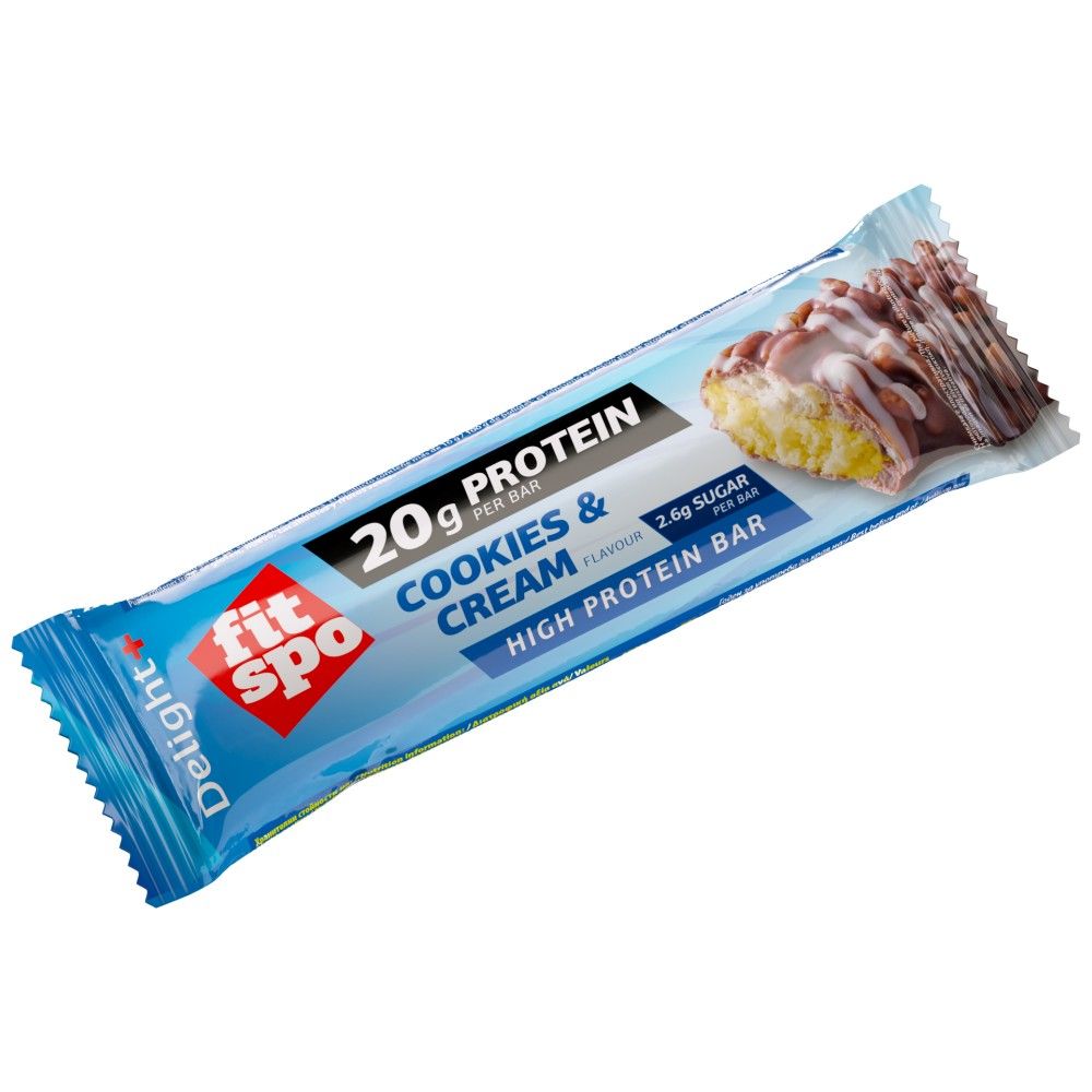 Deliziazione+ Biscuiti e crema per barre proteici - 60 grammi