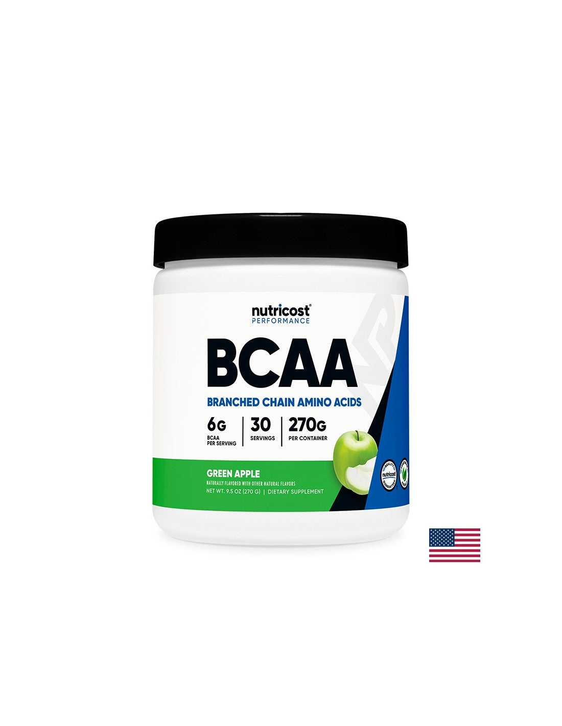 Massa muscolare - BCAA, 270 g <tc>Nutricost</tc>
