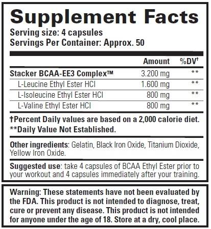 BCAA ETILE ESTERE - 198 capsule