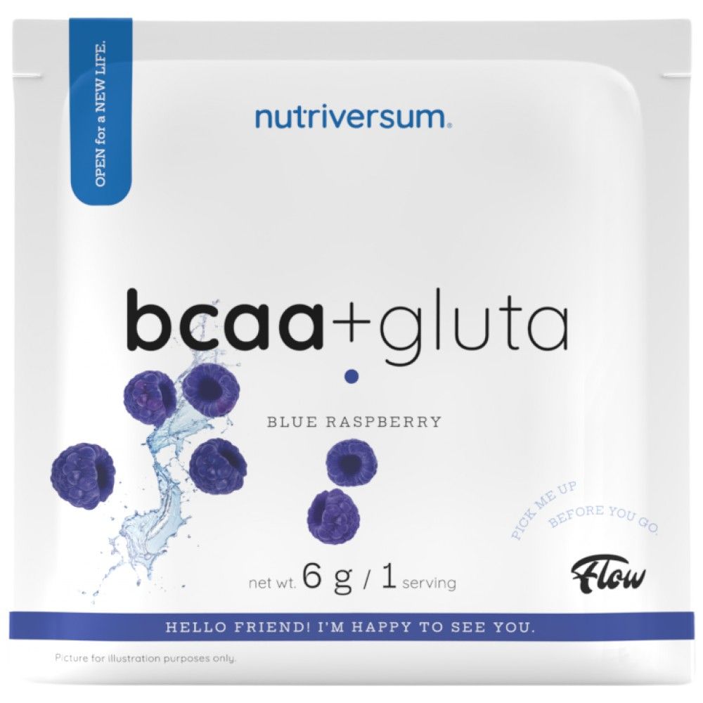 BCAA + Gluta in polvere | Flusso: 6 grammi