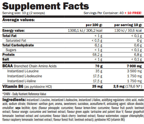 Succo Micro-Istantaneo BCAA 0,500 kg