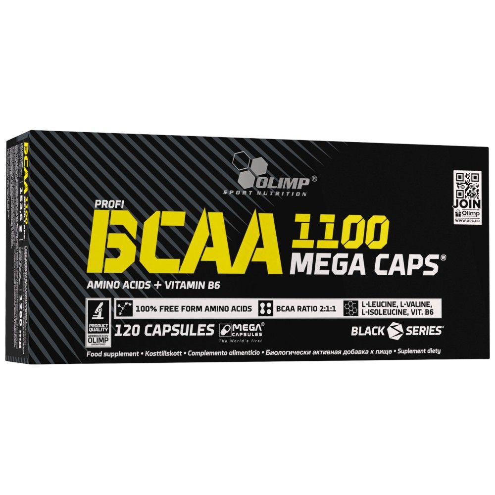 BCAA Mega Caps 1100 - 120 Capsule