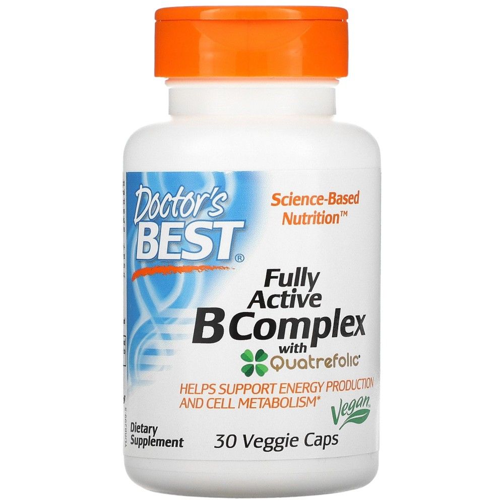 MIGLIOR Complesso B completamente attivo | con Quatrefolic® - 30 capsule