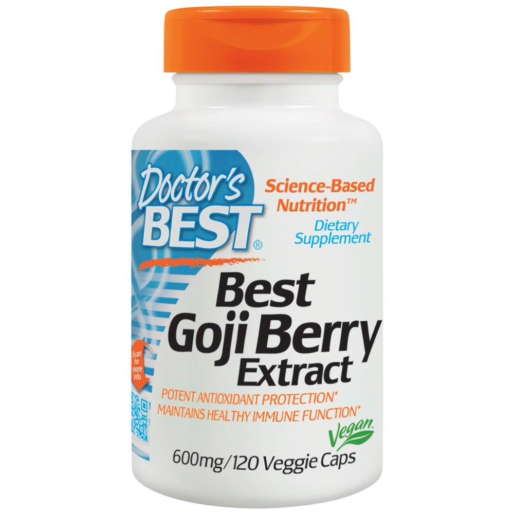 MIGLIOR Estratto di bacche di Goji 600 mg - 120 capsule