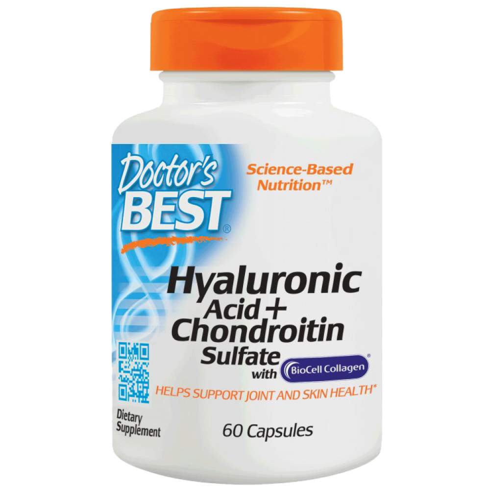 BEST Acido Ialuronico + Condroitin Solfato/con BioCell Collagen - 60 capsule