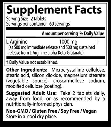 MIGLIOR L-Arginina 500 mg - 120 Compresse