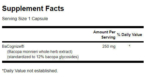 Estratto di Bacopa Monnieri BaCognize - 90 capsule