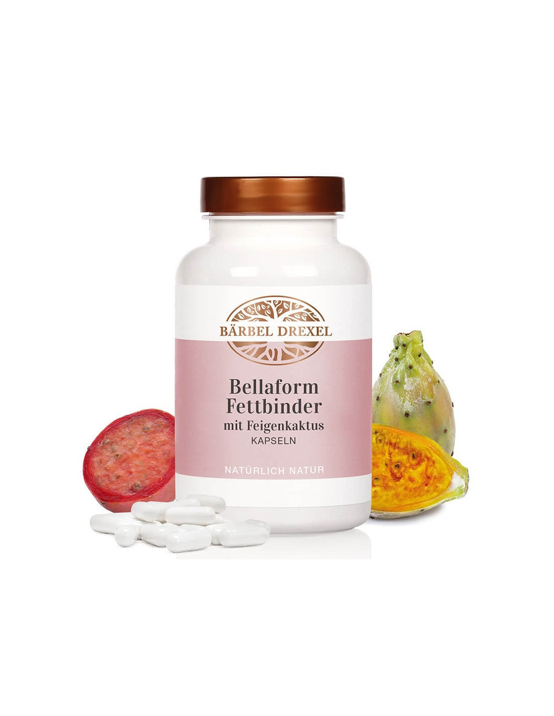 Bellaform Fettbinder mit Feigenkaktus/ Per obesità e sovrappeso, 120 capsule <tc>Bärbel Drexel</tc>