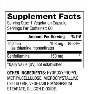 Benfotiamina 150 mg/60 capsule