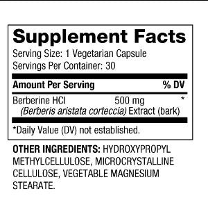 Berberina 500 mg/30 Vcaps