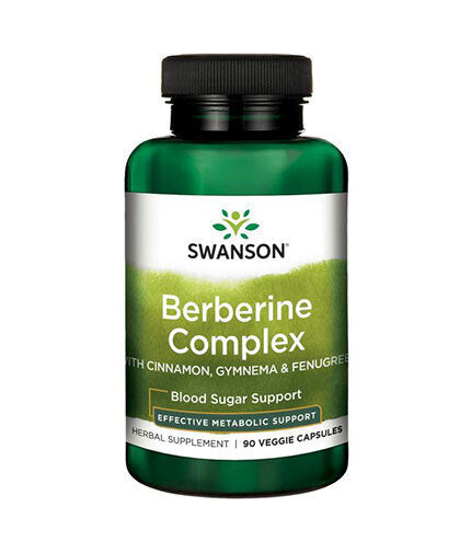 Complesso di Berberina con Cannella, Gymnema & Fieno greco 600 mg - 90 capsule