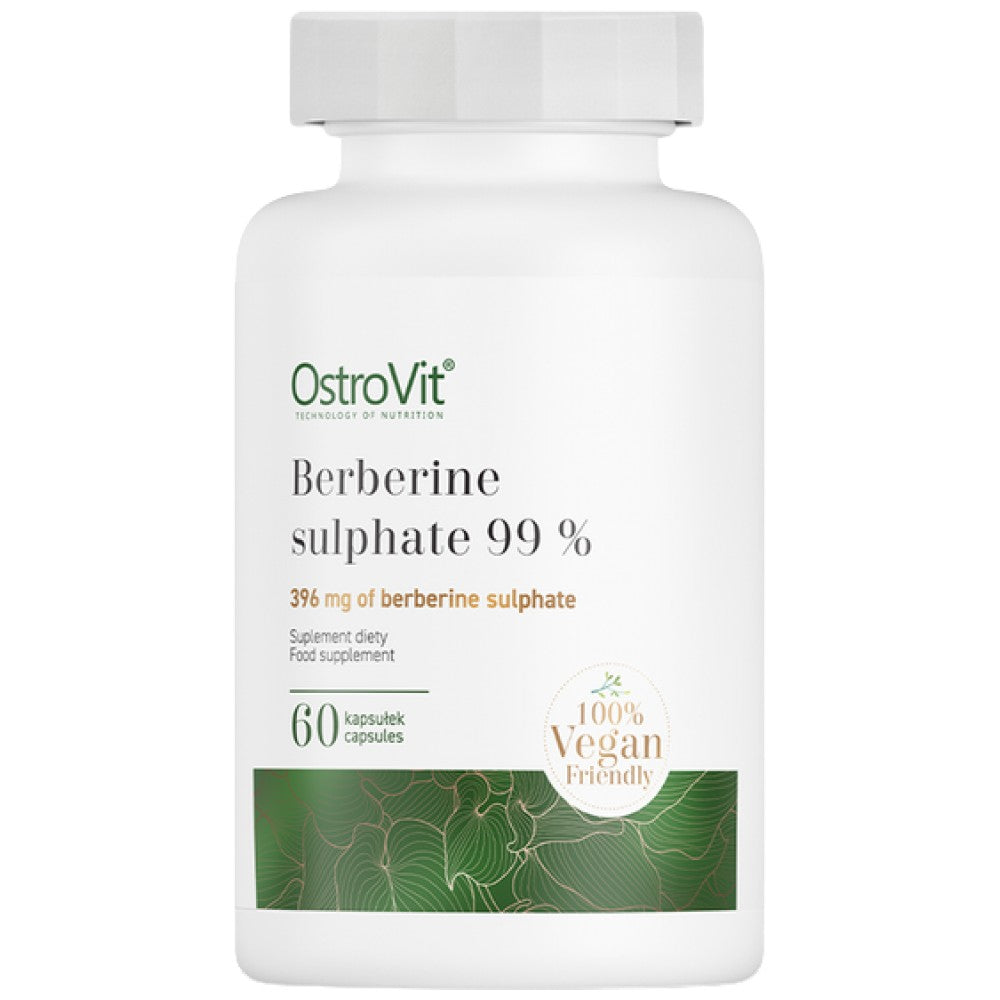 Solfato di berberina 396 mg | Estratto di radice di Berberis al 99% 60 capsule