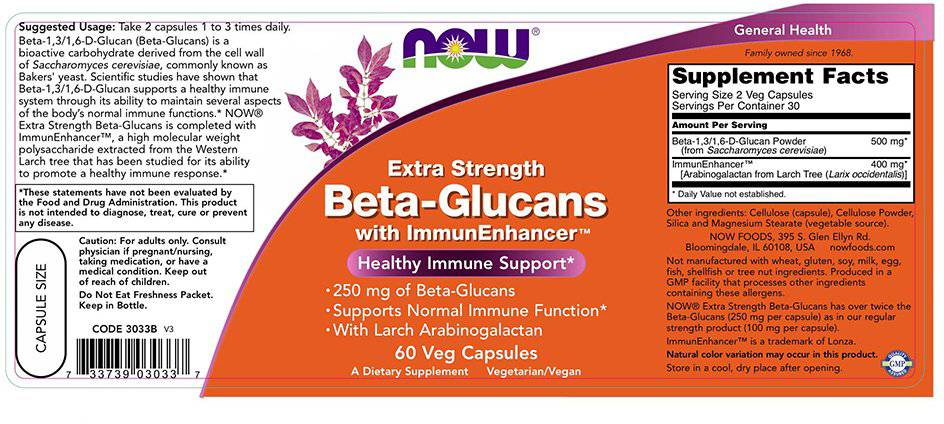 Beta 1,3/1,6 Glucano 250 mg - 60 capsule