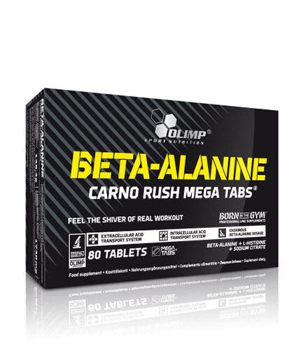 Beta-Alanina Carno Rush Mega Compresse 80 Compresse. OLIMPO