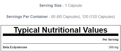Beta-ecdisterone 60 capsule