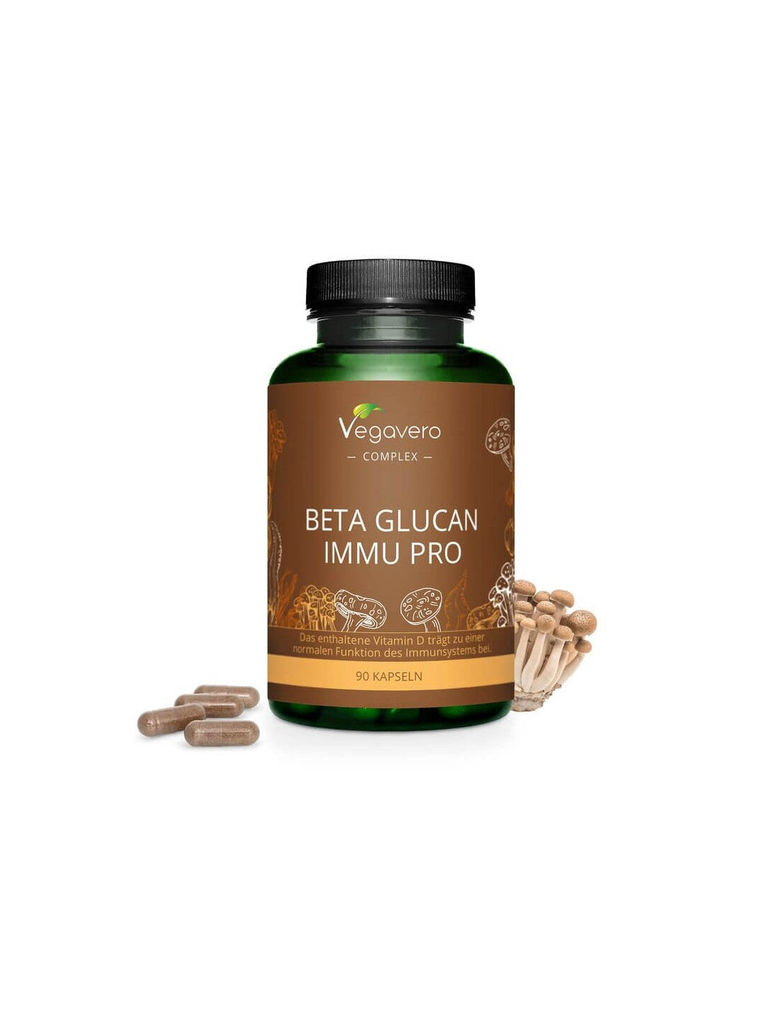Beta Glucan Immu Pro, 90 capsule, 100% vegano <tc>Vegavero</tc>