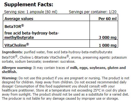 BetaTOR® Liquid SHOT Scatola/20 x 60 ml