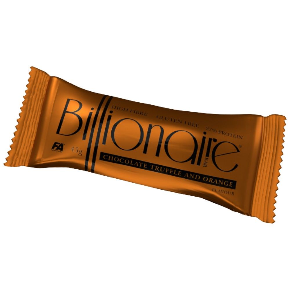 Bar del miliardario | Barretta proteica ad alto contenuto di fibre ~ Senza glutine ~ - 45 grammi