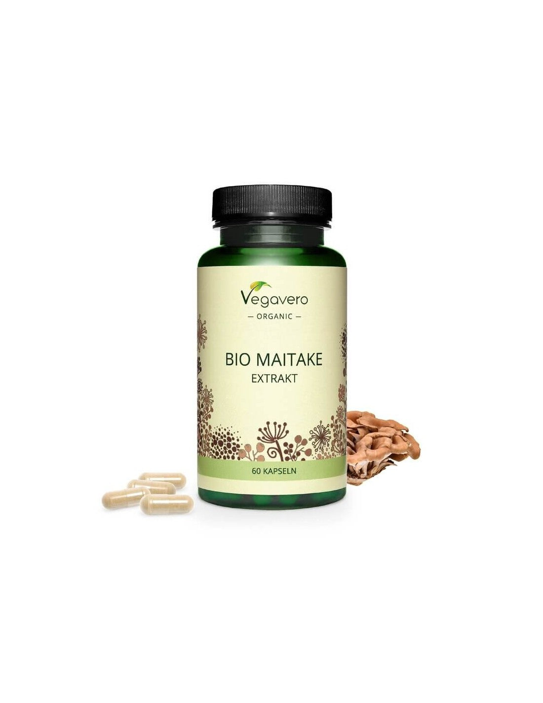 Estratto di Maitake Bio, 60 capsule, 100% vegano <tc>Vegavero</tc>