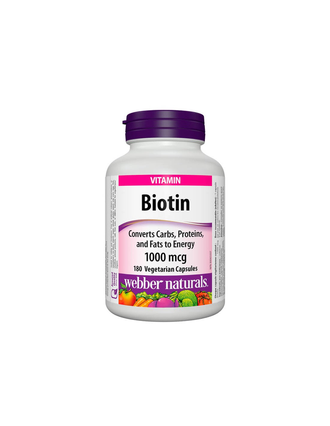 Biotina/Biotina, 1000 µg, 180 capsule