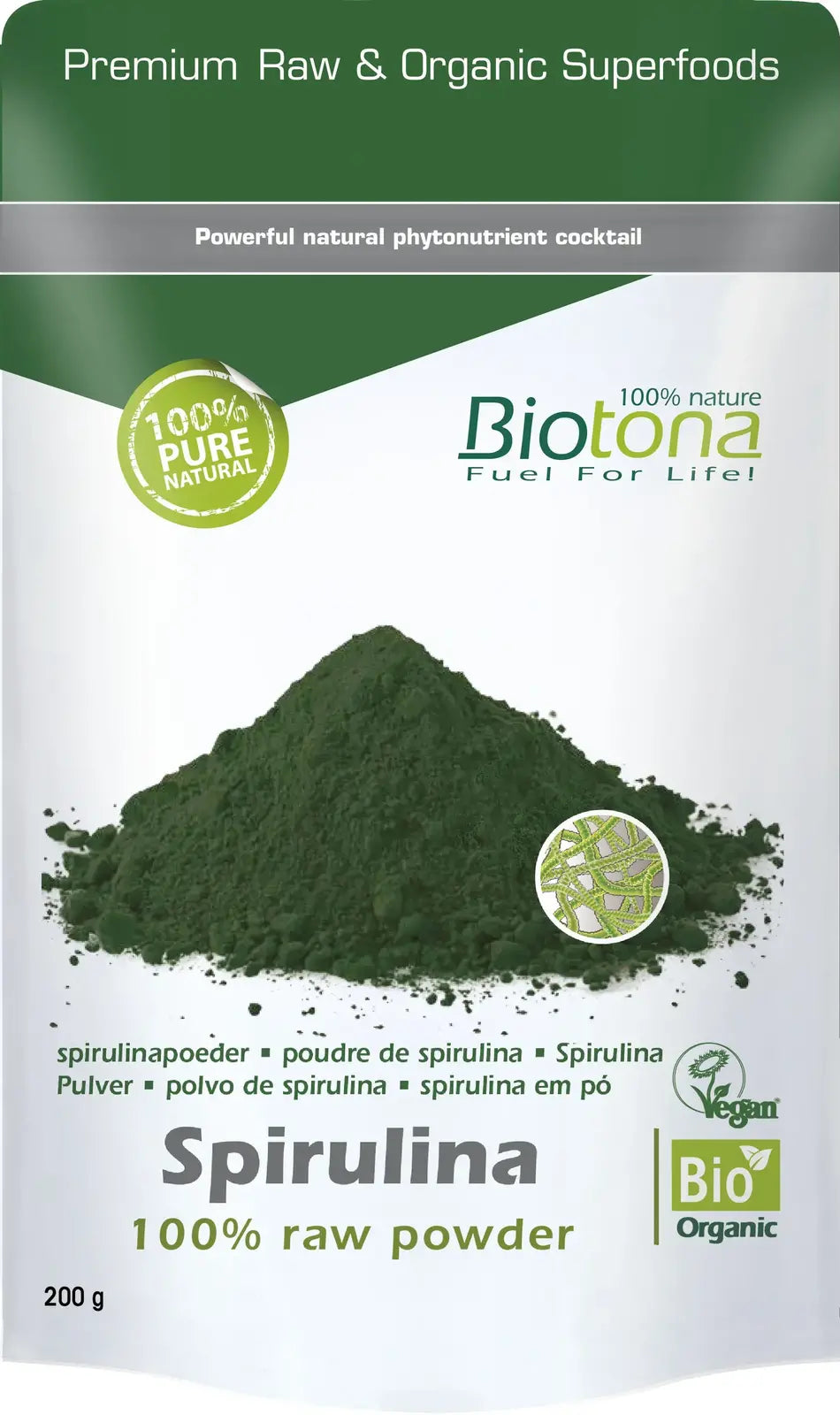 <tc>Biotona</tc> spirulina biologica 200 g