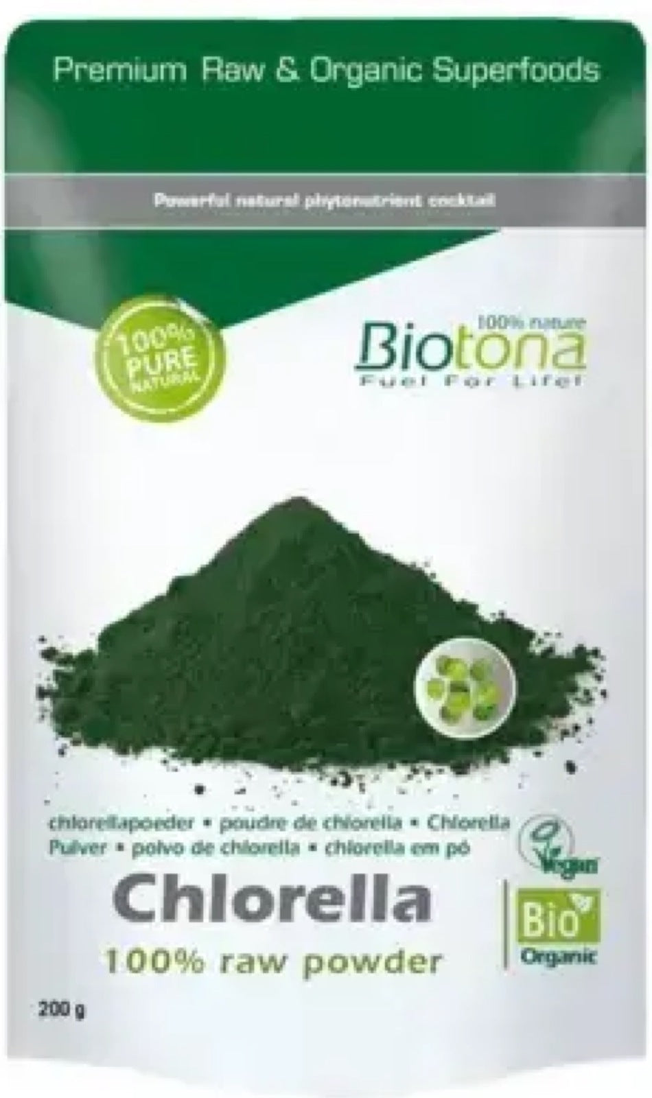 <tc>Biotona</tc> clorella biologica 200 g