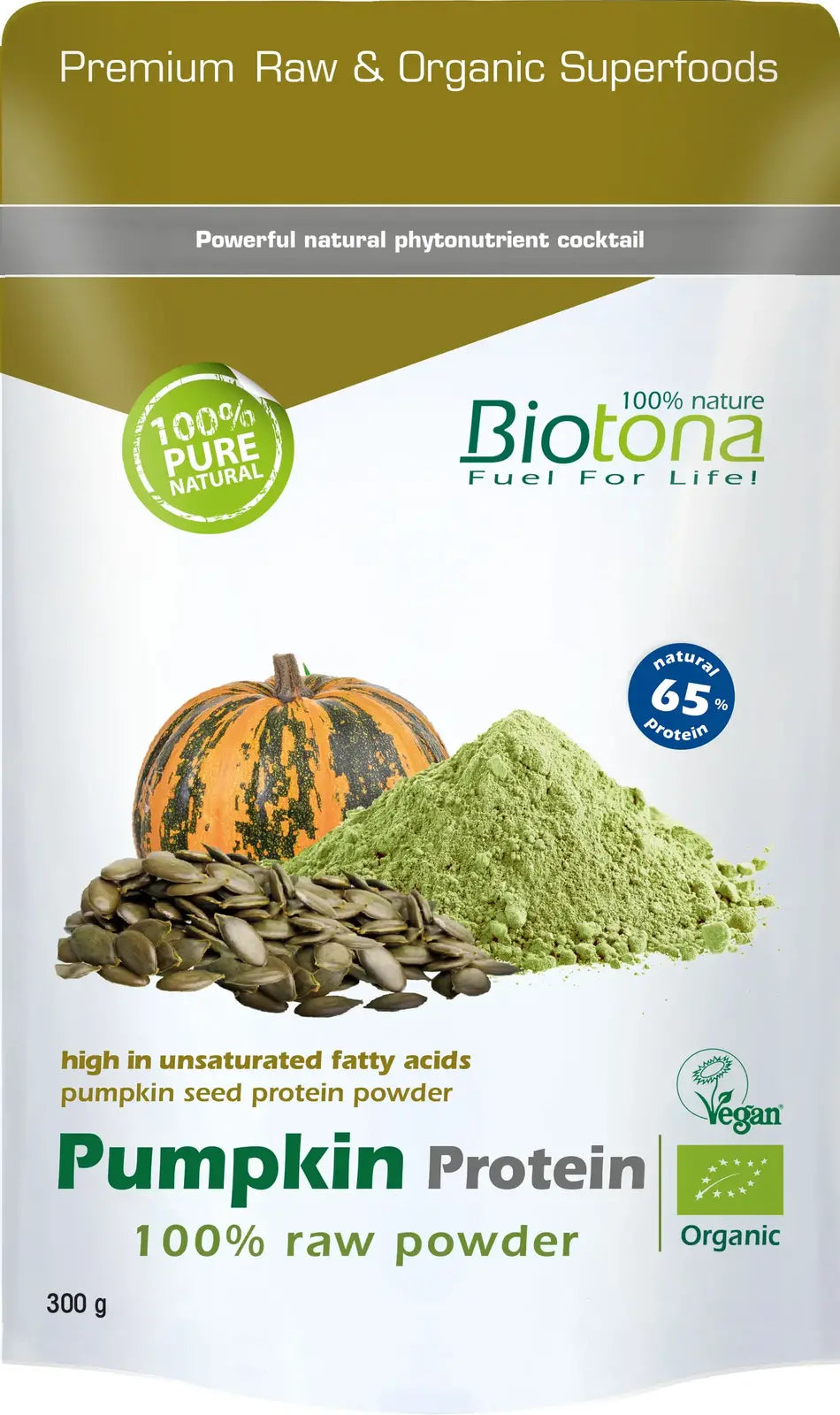 <tc>Biotona</tc> proteine di zucca biologiche in polvere 300 g