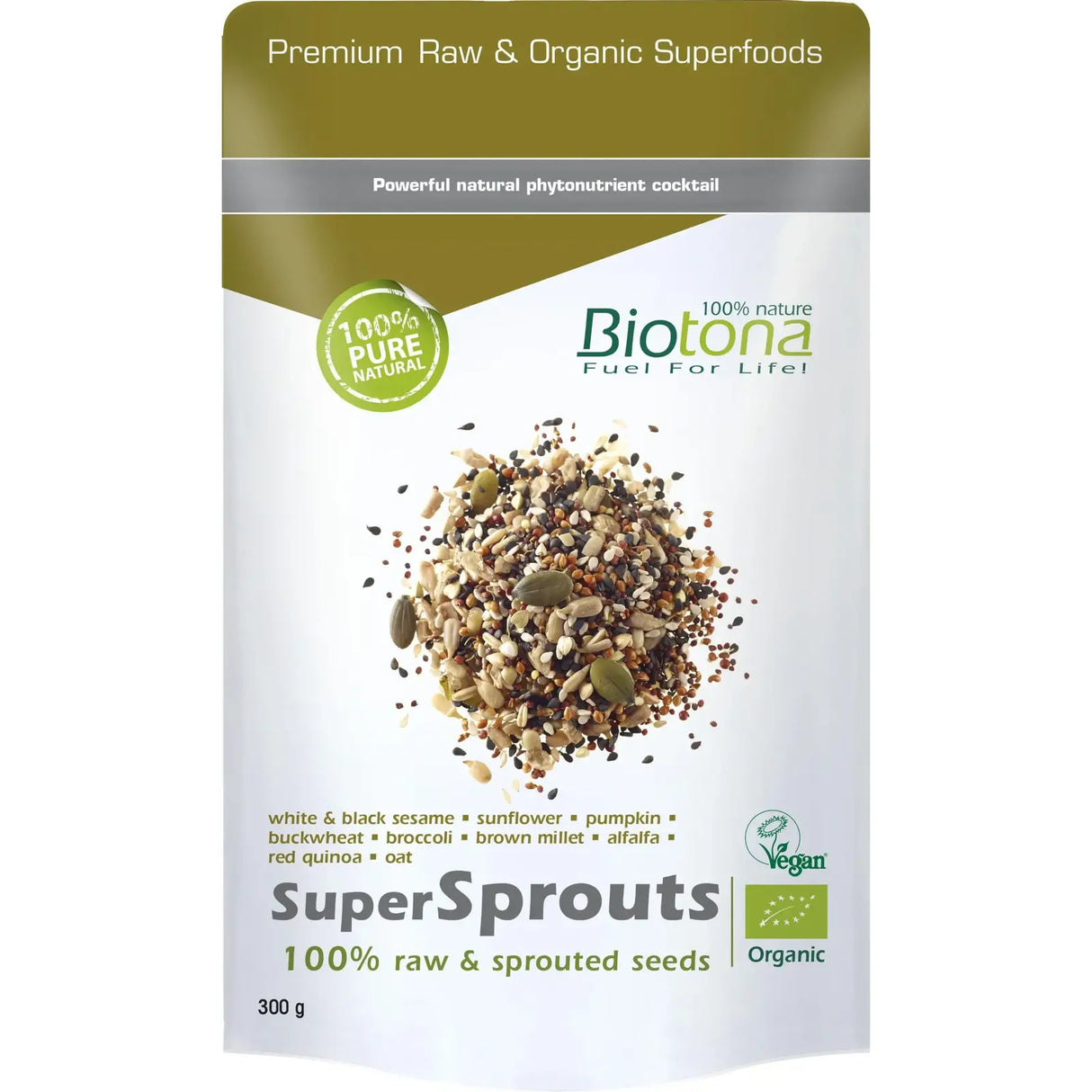 <tc>Biotona</tc> super germogli biologici 300 grammi.