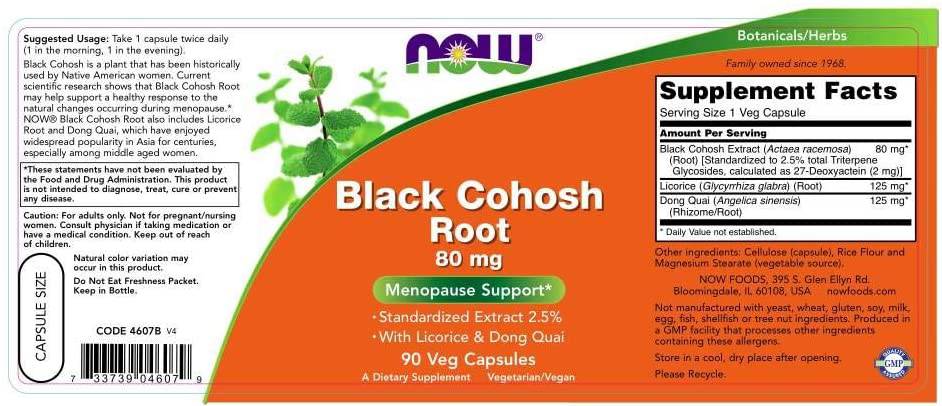 Radice di Cohosh Nero 80 mg - 90 capsule