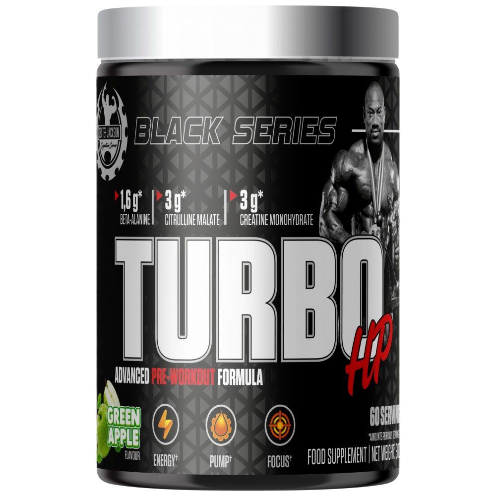 Serie nera | Formula pre-allenamento avanzata Turbo HP - 300 grammi