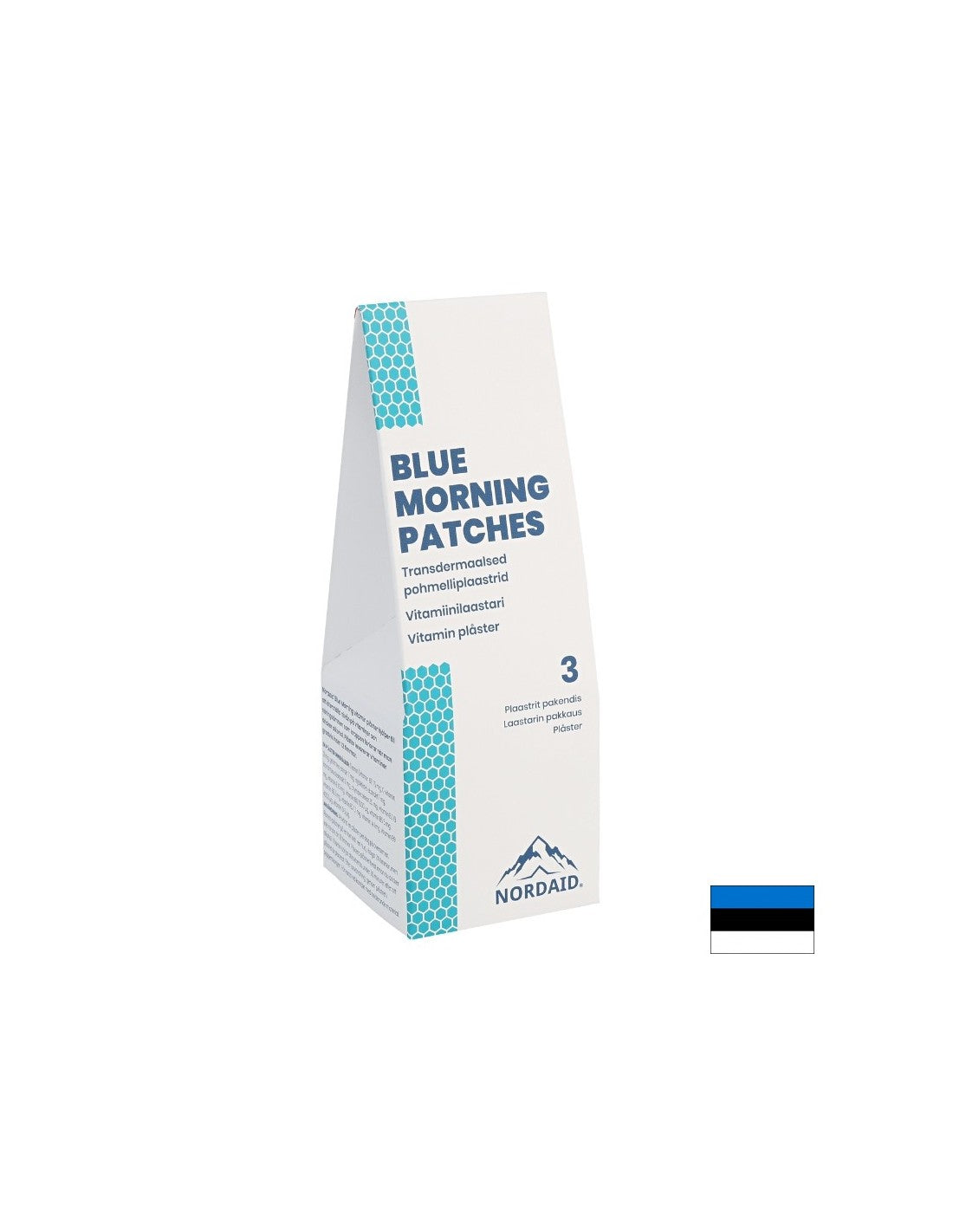 Cerotti transdermici con vitamine ed estratti vegetali "Blue Morning", 3 pezzi <tc>Nordaid</tc>