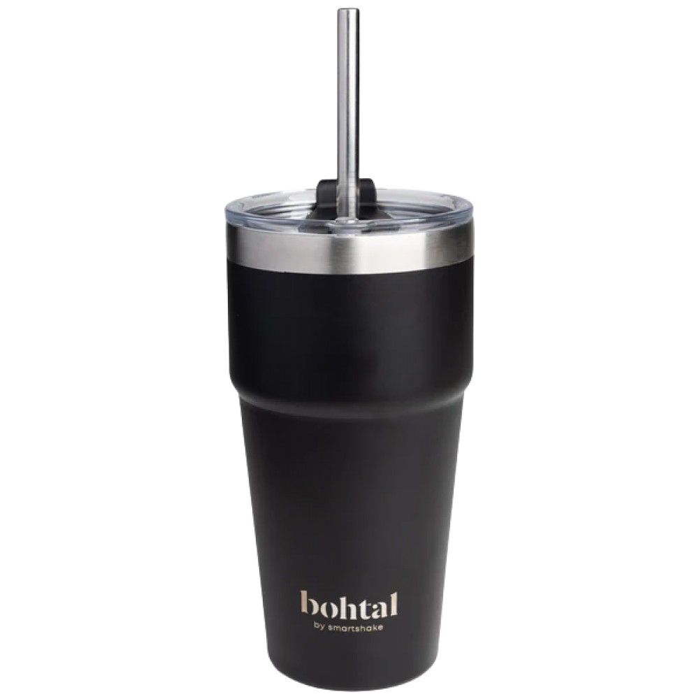 Tazza da viaggio isolata Bohtal | Nero - 600 ml