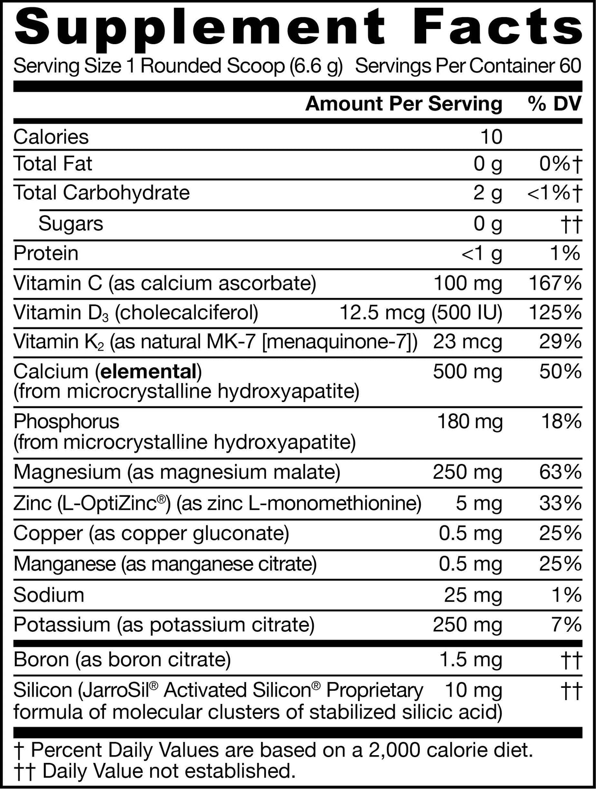 Miscela di bevande in polvere Bone-UP 396 grammi